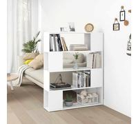 vidaXL Meuble TV Blanc - 100x24x32 cm Bois d'ingénierie