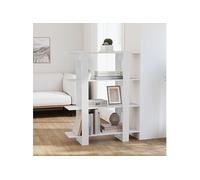 vidaXL Bibliothèque-séparateur de pièce 811538 – Blanc 100×30×123,5 cm