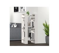 vidaXL Bibliothèque Blanc