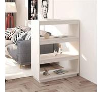 vidaXL Bibliothèque/Séparateur - Blanc
