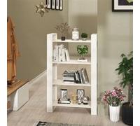 Bibliothèque Séparateur de pièce Blanc 80x35x125 cm Pin massif Blanc G