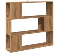 Bibliothèque/Séparateur de pièce chêne artisanal 100x24x94 cm