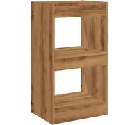 Bibliothèque/Séparateur de pièce chêne artisanal 40x30x72 cm