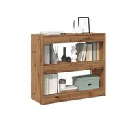 vidaXL Bibliothèque / séparateur de pièce artisanal chêne 80x30x72 cm