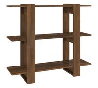 Bibliothèque/Séparateur de pièce Chêne marron 100x30x87 cm