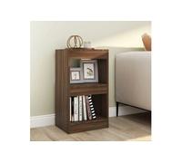 vidaXL Bibliothèque/Séparateur de pièce Chêne marron 40x30x72 cm