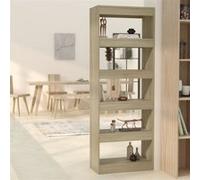 vidaXL Bibliothèque/séparateur chêne sonoma