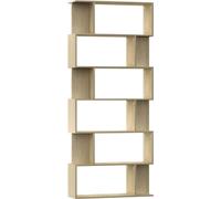Bibliothèque/Séparateur de pièce Chêne sonoma Bois d'ingénierie