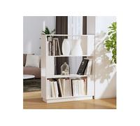 vidaXL Bibliothèque/Séparateur Blanc 80x25x101 cm