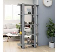 vidaXL Bibliothèque / Séparateur de pièce Sonoma – Bois d'ingénierie gris 80×30×160 cm