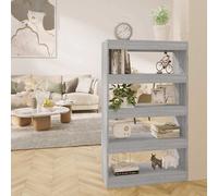 Bibliothèque Séparateur de Pièce Étagère Chêne Marron Bois d'Ingénierie vidaXL