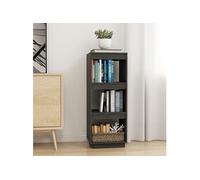 Bibliothèque/Séparateur de pièce gris 40x35x103 cm pin massif810846