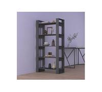 vidaXL Bibliothèque/Séparateur de pièce Gris