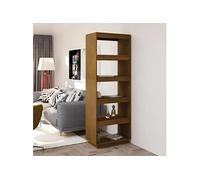 vidaXL Bibliothèque/Séparateur de pièce Marron miel 60x35x167 cm Pin