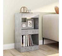 vidaXL Bibliothèque chêne noir 40 x 30 x 71,5 cm en bois d'ingénierie - 2 étagères