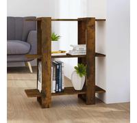 Bibliothèque/Séparateur de Pièce Noir 80x30x87 cm Étagère à Livres vidaXL