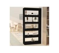 vidaXL Bibliothèque/Séparateur Noir