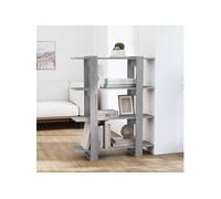 vidaXL Séparateur de pièce - Sonoma gris