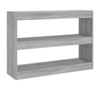 Bibliothèque/Séparateur de pièce sonoma gris 100x30x72 cm