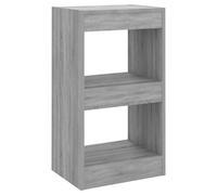 Bibliothèque/Séparateur de pièce Sonoma gris 40x30x72 cm