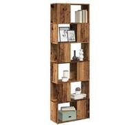 vidaXL Bibliothèque / Séparateur de pièce Vieux Bois 60x24x186 cm Marron G