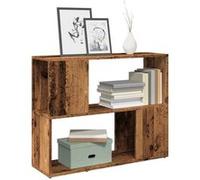 vidaXL Bibliothèque/Séparateur de pièce vieux bois 80x24x63 cm
