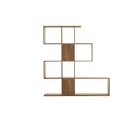 Bibliothèque séparateur design finition bois noyer L139 cm COMO