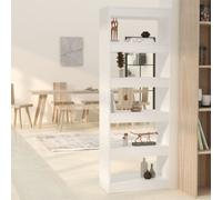 Bibliothèque simple/séparation de pièce Blanc 60x30x166 cm Bois composite - Bibliothèques FR4416879 1parcel