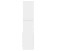 Bibliothèque SOLOMOON, CHIC Buffet haut - pour salon - blanc 92x33x140 cm, bois d'ingénierie BB119