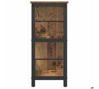 Bibliothèque SOLOMOON, CHIC Étagère à livres - Pour salon - Bois Ancien 102x32x72,5 cm, Bois d'ingénierie BB640