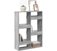 vidaXL Bibliothèque Sonoma gris – 100×33×135 cm – Bois d'ingénierie