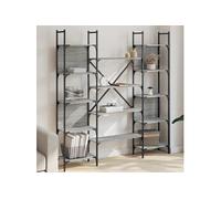 vidaXL Bibliothèque - Sonoma gris 166,5 cm