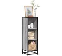 Bibliothèque sonoma gris 33,5x33x107,5 cm bois d ingénierie Gris G