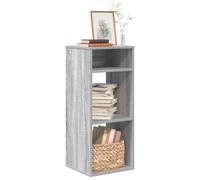 vidaXL Bibliothèque sonoma gris 34x31x112 cm bois d'ingénierie
