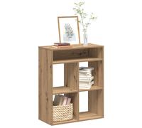 vidaXL Bibliothèque chêne artisanal 34x31x112 cm bois d'ingénierie