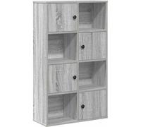 Bibliothèque sonoma gris 60x24x101,5 cm bois d'ingénierie