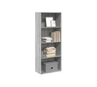 vidaXL Bibliothèque Sonoma Bois d'ingénierie 60x30x152 cm Gris