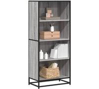 Bibliothèque sonoma gris 60x35x139 cm bois d ingénierie Gris G