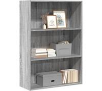 vidaXL Bibliothèque Sonoma gris 80x30x114 cm – Bois d'ingénierie, étagère