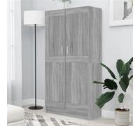 vidaXL Bibliothèque Sonoma gris 82,5 x 30,5 x 150 cm Bois d'ingénierie