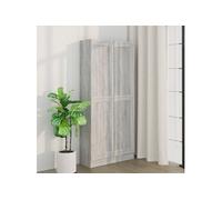 vidaXL Bibliothèque Sonoma gris – Bois d'ingénierie 82,5x30,5x185,5 cm (815115)
