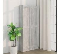 vidaXL Bibliothèque Sonoma gris – Bois d'ingénierie 82,5x30,5x185,5 cm (815115)