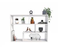 Bibliothèque suspendue Fino WHITE pour livres, étagère murale, étagère suspendue