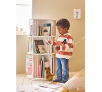 Bibliothèque tournante 3 Étages blanc TU