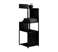 Bibliothèque verticale Tito 40x35x110cm 4 compartments/epoxy-lacquered