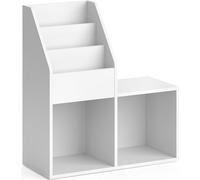 Vicco Bibliothèque Luigi, Blanc, 72x79cm