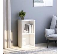 vidaXL Bibliothèque Blanc 40x30x76,5 cm Bois d'ingénierie, étagère, bibliothèque, étagère de Rangement, Meuble de Rangement, étagère à Livres