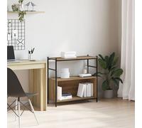 Bibliothèque Vidaxl Artisian Chêne 80x30x78,5 Cm Bois D'ingénierie