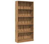 Bibliothèque - vidaXL - bibliothèque ouverte - bois d'ingénierie - chêne artisanal - 80 x 24 x 176 cm{pnj78o}