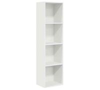Bibliothèque - vidaXL - bois d'ingénierie - blanc - 40 x 30 x 152 cm(517660)